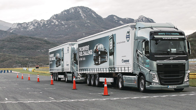 Volvo Trucks od lat organizuje konkurs, w którym liczy się jak najniższe zużycie paliwa (fot. Volvo Trucks)
