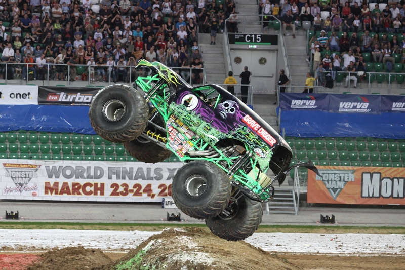 Charlie Pauken – kierowca Grabarza to ikona i wielokrotny mistrz zawodów Monster Jam (fot. K.Biskupska)