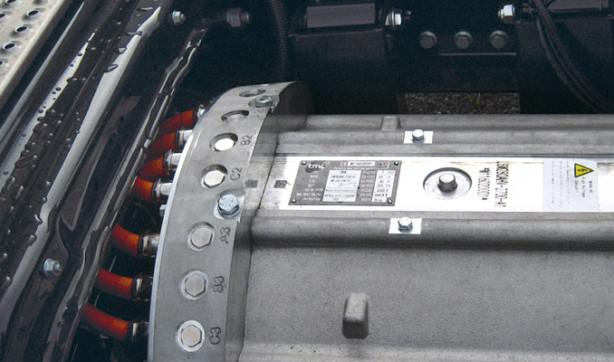 Koncepcyjna ciężarówka przyszłości MAN City Truck jest napędzana synchronicznym silnikiem elektrycznym o mocy 250 kW, przekazuje moment 2700 Nm na oś tylną za pośrednictwem wału przegubowego (fot. D.Piernikarski)