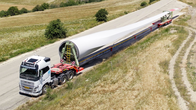 Faymonville WingMAX Do Transportu Skrzyde Wiatrak w XXL Samochody 