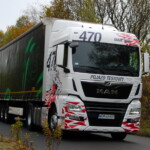 TGX 18.470 silnikiem D26 to typowy ciągnik siodłowy wykorzystywany w przewozach dalekobieżnych, wyposażony w kabinę XLX – w prezentowanej wersji spełnia wymagania normy Euro VI faza D (fot. D. Piernikarski)